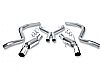 Ford Mustang Gt 2005-2009 Borla 3" Cat-Back Exhaust System  W/X-Pipe - Single Round Rolled Angle-Cut  Long X Single Round Rolled Angle-Cut Intercooled" Dia