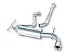 Subaru WRX Hatchback 2008-2009 Borla 3" Cat-Back Exhaust System - Single Round Rolled Angle-Cut