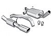 Toyota Sequoia  2008-2008 Borla 2.75" Cat-Back Exhaust System - Single Round Rolled Angle-Cut  Long X Single Round Rolled Angle-Cut Intercooled" Dia