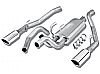 Dodge Ram 1500 5.7l V8 2009-2011 Borla 3", 2.5" Cat-Back Exhaust System - Single Round Rolled Angle-Cut  Long X Single Round Rolled Angle-Cut Intercooled Tips" Dia