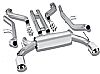 Nissan 370z  2009-2012 Borla 2.25" Cat-Back Exhaust System - Single Round Half-Rolled Angle-Cut Phantom