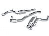 2010 Audi A4 2.0l Turbo  Borla 2.5" Cat-Back Exhaust System - Dual Oval Rolled Angle-Cut