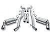 2012 Chevrolet Camaro 6.2l V8  Borla 3" Cat-Back Exhaust System - Single Round Rolled Angle-Cut Lined
