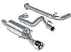 2008 Chevrolet Cobalt SS 2.0l Turbo  Borla 2.5" Cat-Back Exhaust System - Single Round Rolled Angle-Cut Lined