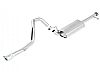 2010 Toyota 4Runner   Borla 2.5" Cat-Back Exhaust System - Single Oval Rolled Angle-Cut