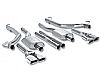 Dodge Challenger Rt 5.7l V8 2009-2011 Borla 2.5" Cat-Back Exhaust System "Atak" - Single Round Rolled Angle-Cut Intercooled Tipssingle Round Rolled Angle-Cut Tips