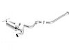 Subaru WRX Hatchback 2010-2010 Borla 3" Cat-Back Exhaust System - Single Round Rolled Angle-Cut