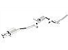Volkswagen Jetta 2.5l 2006-2010 Borla 2.5" Cat-Back Exhaust System - Dual Round Rolled Angle-Cut