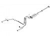 Ford F150 3.5l V6 Ecoboost 2011-2012 Borla 3", 2.25" Cat-Back Exhaust System - Single Round Rolled Angle-Cut  Long X Single Round Rolled Angle-Cut Intercooled" Dia