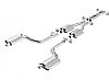 Dodge Charger Rt 5.7l V8 2011-2012 Borla 2.5" Cat-Back Exhaust System "S-Type" - No Tips
