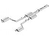 Dodge Charger 3.6l 2011-2012 Borla 2.5" Cat-Back Exhaust System - No Tips