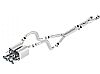 Chevrolet Corvette C6 6.0l/6.2l V8 2005-2008 Borla 2.5", 2" Cat-Back Exhaust System W/X-Pipe  "touring" - Dual Round Rolled Angle-Cut