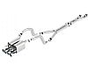 Chevrolet Corvette C6 6.0l/6.2l V8 2005-2008 Borla 2.5", 2" Cat-Back Exhaust System W/X-Pipe "s-Type Ll" - Dual Round Rolled Angle-Cut