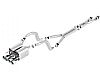 Chevrolet Corvette C6 6.0l/6.2l V8 2005-2008 Borla 2.5", 2" Cat-Back Exhaust System W/X-Pipe "atak" - Dual Round Rolled Angle-Cut