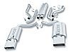 1996 Chevrolet Corvette C4 5.7l V8  Borla 2.5" Cat-Back Exhaust System - Rectangle Lt-Single Round