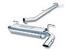 1991 Mazda Miata   Borla 2" Cat-Back Exhaust System - Single Round Angle-Cut Intercooled