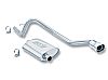 Jeep Cherokee 4.0l 6cyl 1993-1996 Borla 2.25", 2" Cat-Back Exhaust System - Single Square Angle-Cut Intercooled Tips