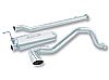 Toyota Tacoma  1995-1999 Borla 2.5" Cat-Back Exhaust System - Single Round Angle-Cut Intercooled