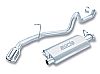 1998 Land Rover Discovery I. 3.9l/4.0l V8  Borla 2.25" Cat-Back Exhaust System - Single Round Rolled Angle-Cut