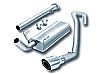 Toyota 4Runner  1996-1999 Borla 2.5", 2.25" Cat-Back Exhaust System - Single Round Angle-Cut Phantom