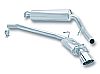 Land Rover Range Rover Se/Hse 1996-1998 Borla 2.25" Cat-Back Exhaust System - Single Round Angle-Cut Phantom