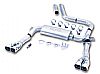 Chevrolet Camaro 3.8l V6 1998-2002 Borla 3" Cat-Back 3" Adj Exhaust System - Dual Square Angle-Cut Intercooled