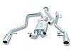 Gmc Sierra 1500 1999-2007 Borla 3", 2.25" Cat-Back Exhaust System - Single Round Rolled Angle-Cut  Long X Single Round Rolled Angle-Cut Intercooled" Dia