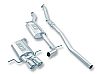 2000 Audi A4 Quattro 1.8t  Borla 2.25" Cat-Back Exhaust System - Dual Round Rolled Angle-Cut