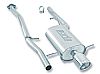 Subaru Impreza  1996-2001 Borla 2" Cat-Back Exhaust System - Single Round Rolled Angle-Cut Lined