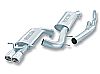 Audi S4 Quattro Twin Turbo 2000-2002 Borla 3" Cat-Back Exhaust System - Dual Round Rolled Angle-Cut