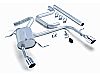 Chrysler PT Cruiser 2.4l 4cyl 2001-2006 Borla 2.25" Cat-Back Exhaust System - Single Round Half-Rolled Angle-Cut Phantom Tips