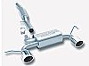 Audi TT Quattro 1.8t 2001-2006 Borla 2.5" Cat-Back Exhaust System - Single Oval Rolled Angle-Cut