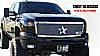 2009 Chevrolet Silverado 2500hd/3500hd  - Rbp Rl Series Plain Frame Main Grille Chrome 1pc