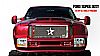 Ford Super Duty (except Harley Edition) 2005-2007 - Rbp Rl Series Plain Frame Main Grille Chrome 3pc