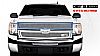 2009 Chevrolet Silverado 2500hd/3500hd  - Rbp Rl Series Plain Frame Bumper Grille Chrome 2pc