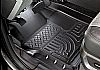 2012 Ford Super Duty  F-350 Husky Weatherbeater Series Front Floor Liners - Black 