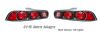 2001 Acura Integra  2dr Black Euro Tail Lights