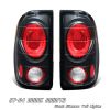 1998 Dodge Dakota   Black Euro Tail Lights