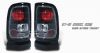 1997 Dodge Ram   Black Euro Tail Lights