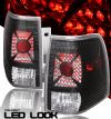 Ford Expedition 2003-2006 Led Look Chrome Euro Tail Lights