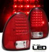 Dodge Durango 1997-2003  Red Led Tail Lights