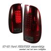 Ford F150 1997-2003  Red/Smoke Led Tail Lights