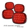 Chevrolet Corvette 1991-1996 C4 Red Led Tail Lights