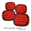 Chevrolet Corvette 1991-1996 Red LED Tail Lights