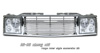 Chevrolet Silverado 1988-1998 Range Rover Style Grill/Headlight Conversion Kit (Chrome)