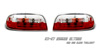 Nissan Altima 1993-1997 Red/Clear Tail Lights