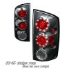 2005 Dodge Ram   Black Euro Tail Lights