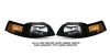 1999 Ford Mustang   Black/amber Euro Crystal Headlights