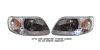 2001 Ford Expedition   Titanium/amber 1pc W/led Euro Crystal Headlights