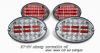 1997 Chevrolet Corvette  C5 Clear Led Tail Lights